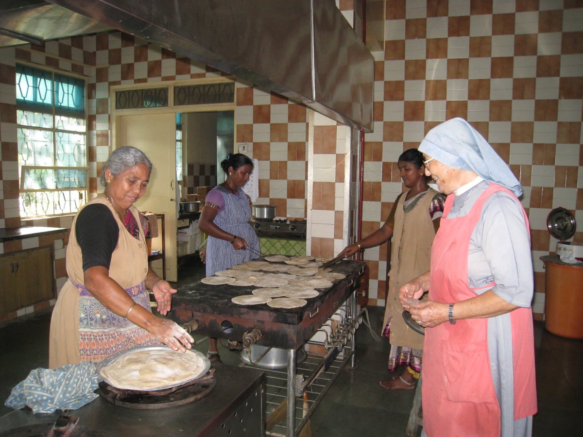 Sr. Bertilla at Vimala Dermatogical Center