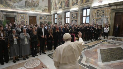 Udienza con Papa Franscesco 150 anni di Mondo e Missione